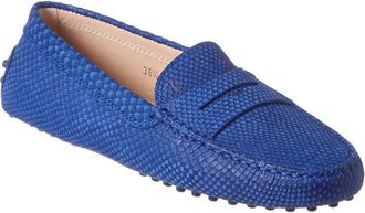 Tod's Tods Gommino Embossed Leather Driving Shoe
