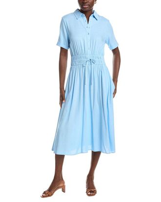 Nanette Lepore Linen-Blend Midi Dress