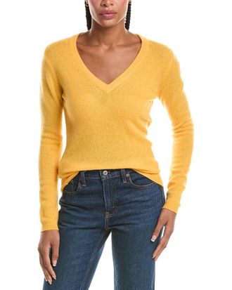 N.Peal N. PEAL Gauzy V-Neck Sweater