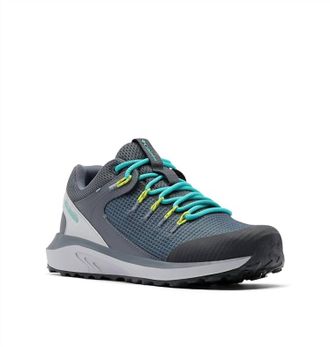 Columbia Womens Trailstorm Waterproof Low Shoe In Graphite/ Dolphin