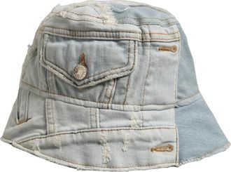 Dolce & Gabbana Patchwork Denim Bucket Hat - unisex - Dolce & Gabbana - Accessories - Blue - ONE SIZE - Accessories