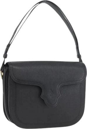 Saint Laurent Pre-owned Shoulder Bags, female, Black, Size: ONE SIZE Pre-owned Vintage Shoulder Bag