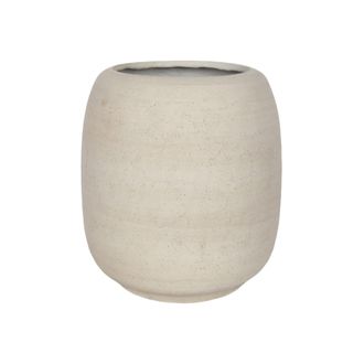 Mobili Rebecca Maceta Para Plantas De Interior Rebecca Mobili Ranula 37x32,5x32,5 &Oacute;xido De Magnesio Blanco Moderno