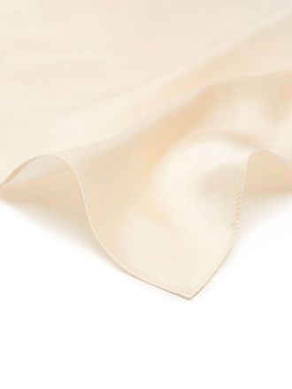Oliver Brown Silk twill Handkerchiefs - Plain Ivory