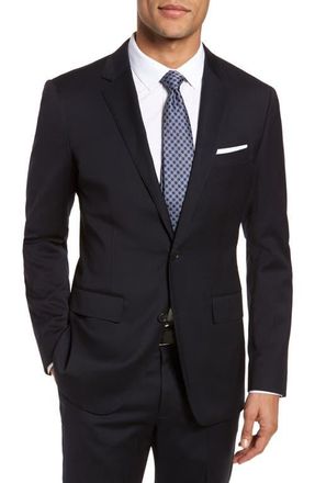 Bonobos Jetsetter Slim Fit Stretch Wool Blazer in Black at Nordstrom, Size 44Regular