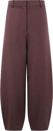 By Malene Birger Pantaloni Carlien con pieghe - Marrone