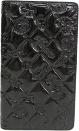 Chanel Pre-owned Wallets, female, Black, Size: ONE SIZE Pre-owned Icon symbol charm Long wallet (bi-fold)