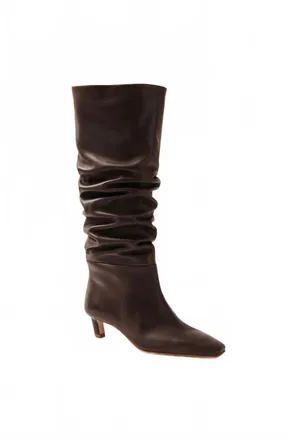 Alohas Womens Kalila Leather Boots In Brown