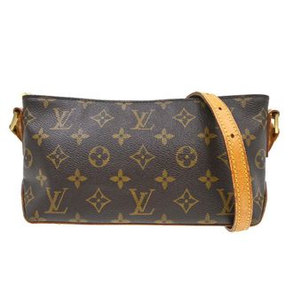 Louis Vuitton Trotteur Monogram Canvas Brown Canvas Handbag (Pre-Owned)
