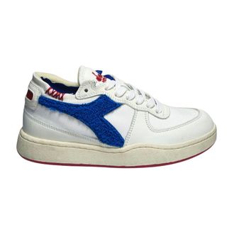 Diadora Sneakers, unisex, White, Size: 6 US sneaker Pelle