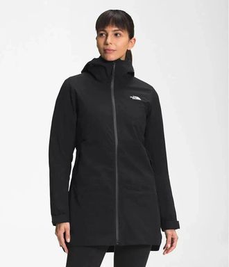The North Face Thermoball Eco Triclimate Jacket Womens Black Parka KFC392