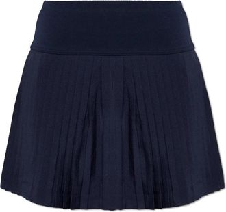 Michael Kors Pleated Skort - Dames - Korte rokken - Blauw - M - Polyester - Rokken