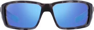 Costa Fantail Pro Blue Mirror Polarized Glass Rectangular Mens Sunglasses 6S9079 907913 60