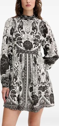 Farm Rio Abito corto a fiori - Bianco