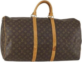 Louis Vuitton Pre-owned Weekend Bags, female, Brown, Size: ONE SIZE Pre-owned Weekend Bag