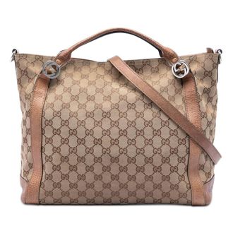 Gucci Pre-owned Gucci Medium GG Canvas Miss GG Satchel Ladies MFEUJUG8129FDBAM