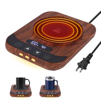 OEM Calentador De Tazas De Caf&eacute; Para Oficina Con 9 Configuraciones De Temperatura, Apagado Autom&aacute;tico, Pantalla Digital, Temporizador Inteligente Y Reserv