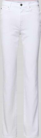 Tommy Hilfiger Slim Fit Jeans mit Logo Details in Weiss, Gr&ouml;&szlig;e 26/32