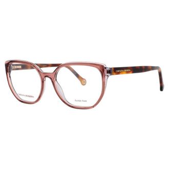 Carolina Herrera Ladies Brown Oval Eyeglass Frames Her 0214