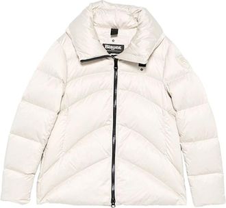 Blauer Giubbino - Dames - Winterjassen - Wit - S - Leer - Jassen