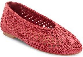 Nordstrom Rack Monroe Weave Flat in Red Rose at Nordstrom Rack, Size 8.5