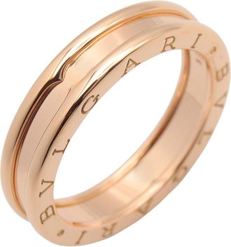 Bulgari Gold Pink Gold (18K) Band Ring (Pre-Owned)