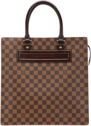 Louis Vuitton Pre-owned Vintage Tote Bag - Dames - Vintage Shopper - Bruin - ONE Size - Leer - Vintage
