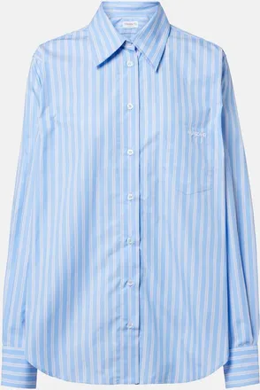 Hunza G Striped cotton polin shirt