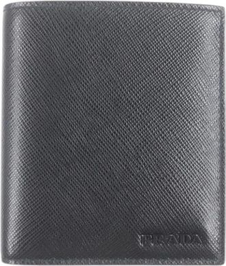 Prada Pre-owned Wallets, male, Black, Size: ONE SIZE Pre-owned Card Case
