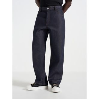 Mani&egrave;re De Voir Relaxed Fit Jeans in Indigo at Nordstrom, Size 32