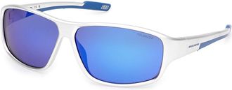 Skechers SE6364 Polarized 10D Mens Sunglasses Silver Size 65