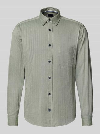 Olymp Level 5 Slim Fit Freizeithemd mit Kentkragen in Lind, Größe XXL