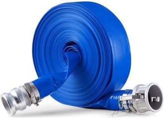 OEM Manguera De Retrolavado De 50,8 Mm X 30,48 M, Manguera De Pvc Con Abrazaderas, Bloqueos De Leva, Accesorios De Aluminio Para Bombas Para Tratamiento D