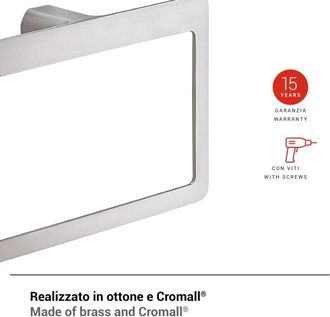 Gedy Gedy - Pi703800000 Pirenei Toallero Aro Cepillado - Ref: Pi703800000