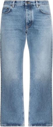 Off-white Logo Jeans - Heren - Regular Fit Jeans - Blauw - W34 - Katoen - Jeans
