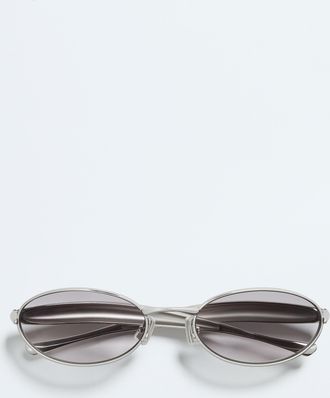 Bottega Veneta Occhiali Da Sole Ovali Sardine - Bottega Veneta