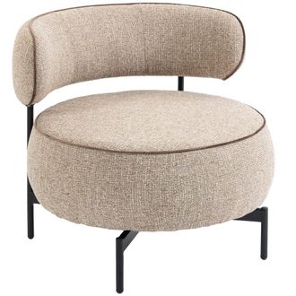 HOMCOM Butaca de sal&oacute;n 81x82x73 cm beige