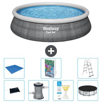 Bestway Piscina Bestway Fast Set Redonda - 457x107 Cm - 8-piezas S388
