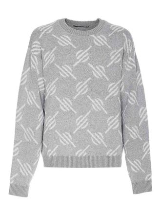 Daily Paper Clothing Grey Tevin Monogram Sweater