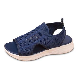 Generic Shoes for Women UK Water Shoes Sliders S ALS Womens UK The Open Toed Socks Have A Hollow Structure are Made of Knitted Mesh Fabric with A Thick Sole, 