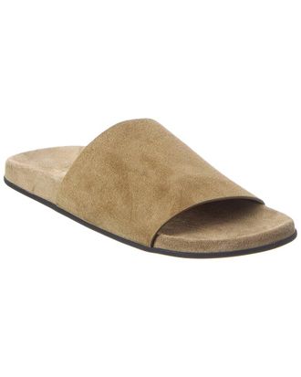 The Row Hugh Suede Slide