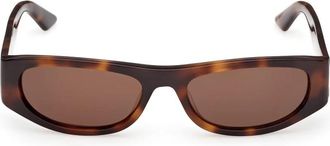 GCDS Gd 0070 Zonnebrillen - unisex - Zonnebrillen - Bruin - 54 MM - Accessoires