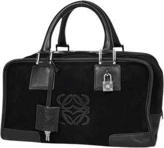 Loewe Pre-owned Handbag - Dames - Vintage Handtas - Zwart - ONE Size - Leer - Vintage