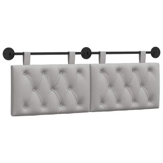vidaXL Cabecero Colgante Gris Nube Tela Vidaxl