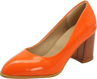 Generic 2026 Mother of The Bride Ladies Fashion Solid Color Mary Jane Slingback Heels Breathable Leather Wedding Guest Comfort Formal Patent Court Shoes Women