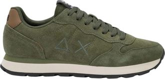Sun 68 Tom Suede - Heren - Sneakers - Groen - 44 EU - Leer - Schoenen