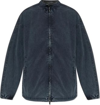 Diesel Jas J-Wilson - Heren - Zomerjassen - Blauw - L - Polyester - Jassen