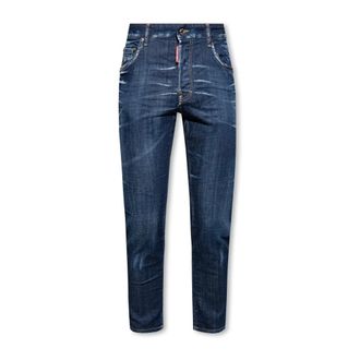 Dsquared2 Heren, Jeans, Blauw, Maat: XS Katoen
