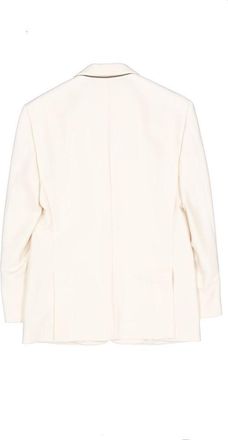 Brunello Cucinelli Womens White Viscose Blazer Clothing