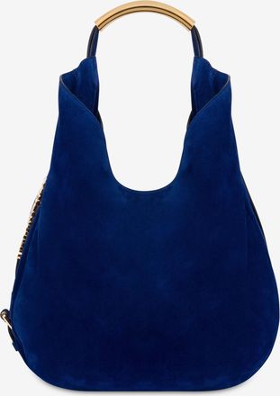 Moschino Borsa a spalla media Moschino Handle Me - Blu